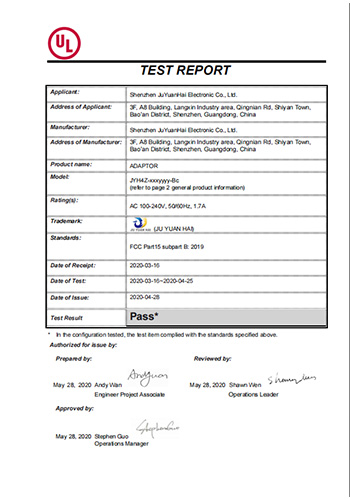 FCC Cert